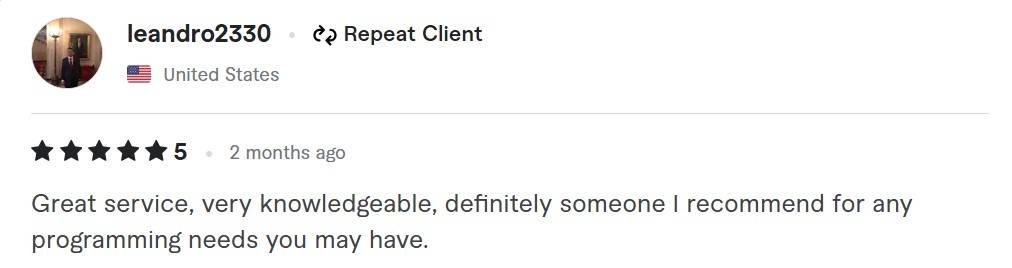 Client testimonial from Emily Rodriguez