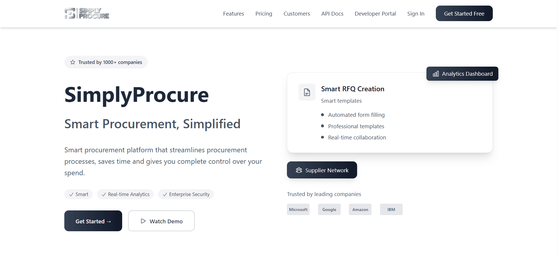SimplyProcure - Smart Procurement Platform